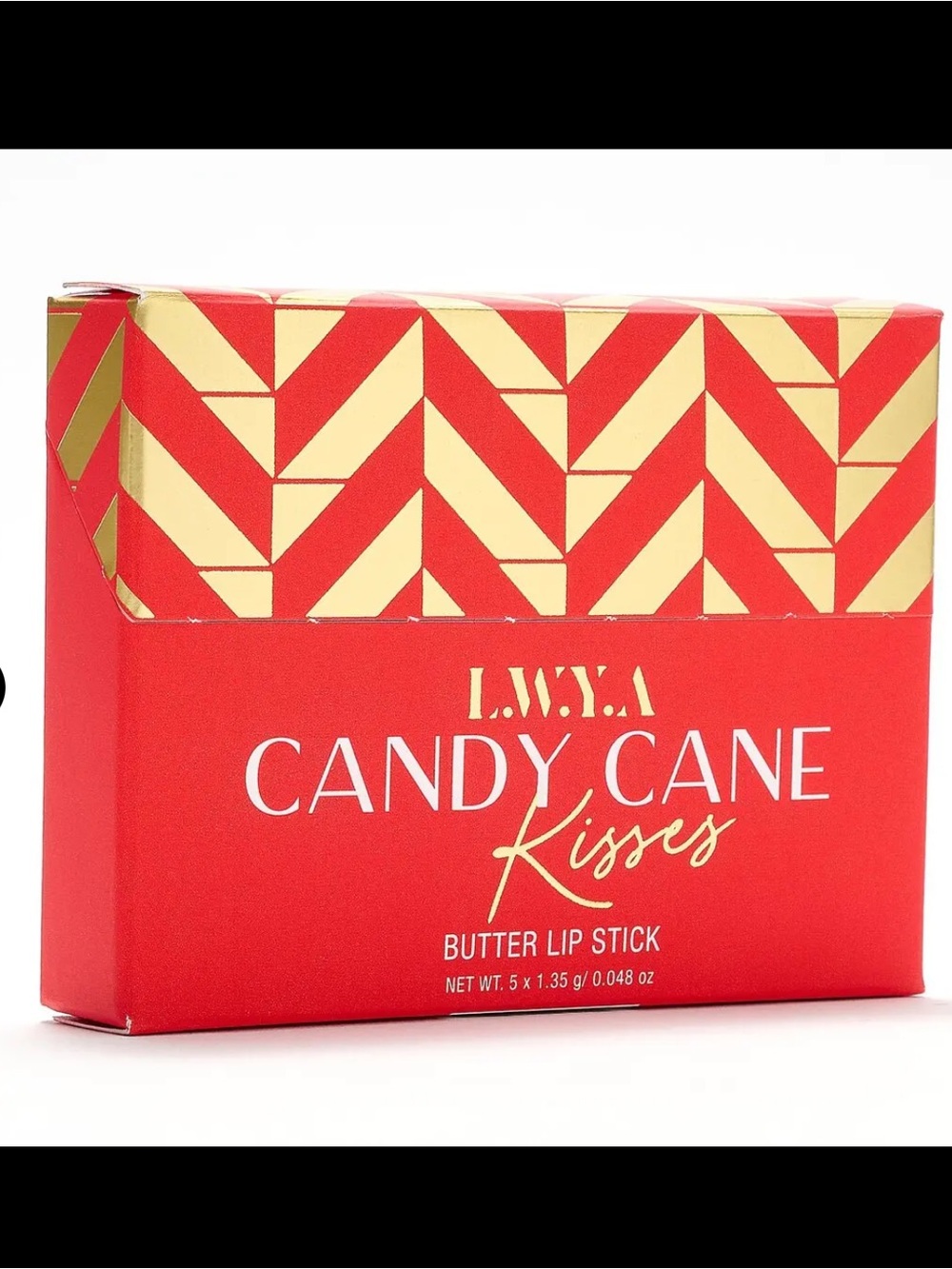 Kim Gravel. L.W.Y.A. Candy Cane Kisses Mini Lipstick 5 piece Set 5X1.35g